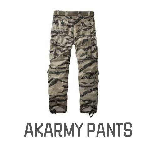 AKARMY Womens Cotton Casual Work Pants Camouflage Cargo Pants with 8  Pockets - AAA Polymer